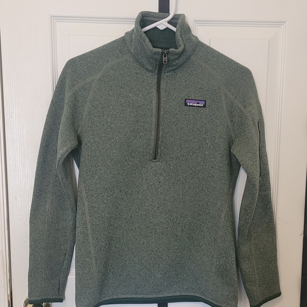 Patagonia Women's Better Sweater 1/4 Zip Fleece XS Green